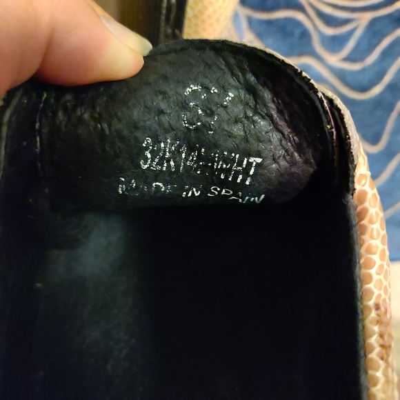 Topshop Kind Snakeskin Oxfords 37 Made in Spain - Picture 3 of 8